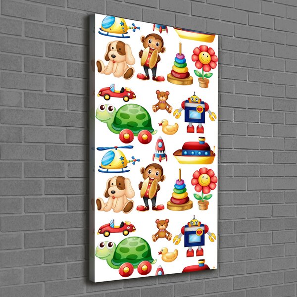 Vertikální Moderní obraz canvas na rámu Hračky ocv-79888448