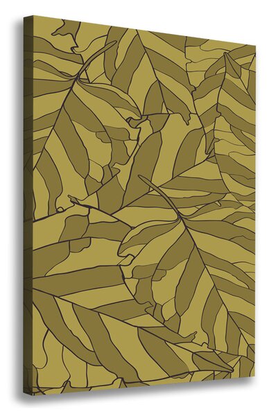 Vertikální Moderní fotoobraz canvas na rámu Listí ocv-79839110