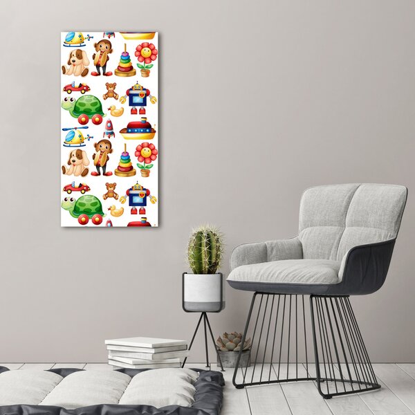 Vertikální Moderní obraz canvas na rámu Hračky ocv-79888448