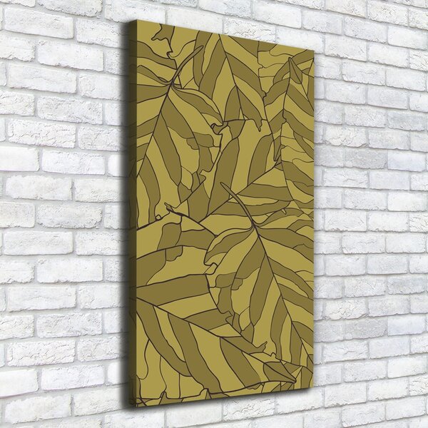 Vertikální Moderní fotoobraz canvas na rámu Listí ocv-79839110