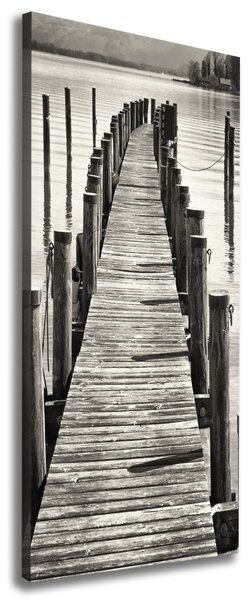 Vertikální Foto obraz canvas Dřevěné molo ocv-80039561