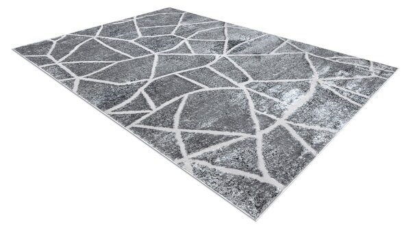 Makro Abra Moderní kusový koberec MEFE 2783 Mramor tmavě šedý Rozměr: 120x170 cm