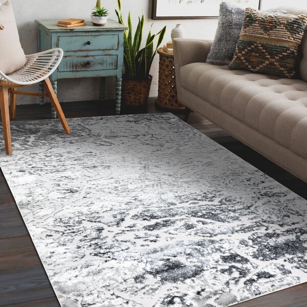 Makro Abra Moderní kusový koberec MEFE 6182 Beton šedý Rozměr: 120x170 cm