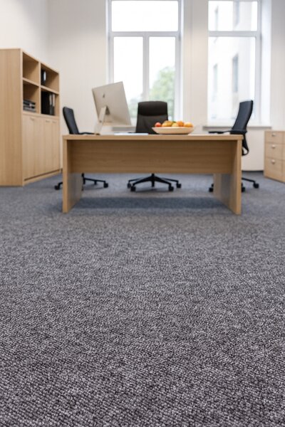 Condor Carpets, Metrážový koberec Classica 67, zátěžový, na míru, šíře 4m,5m, šedá, ab (mřížka), chodba / předsíň