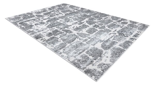 Makro Abra Moderní kusový koberec MEFE 6184 Kámen tmavě šedý Rozměr: 120x170 cm