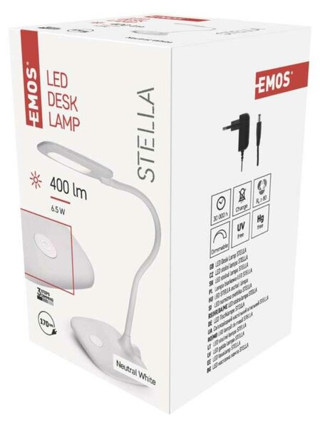 EMOS LED stolní lampa STELLA, bílá 1538154000