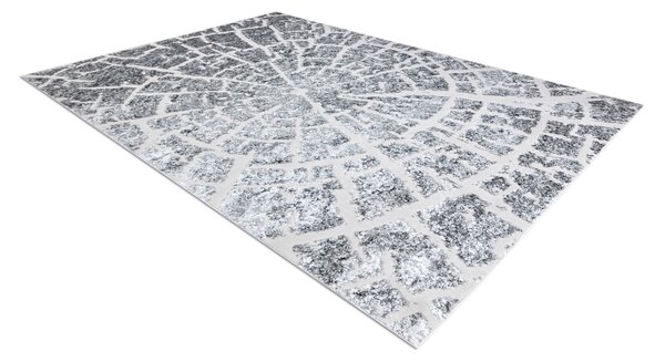 Makro Abra Moderní kusový koberec MEFE 6185 Pařez stromu šedý Rozměr: 80x150 cm