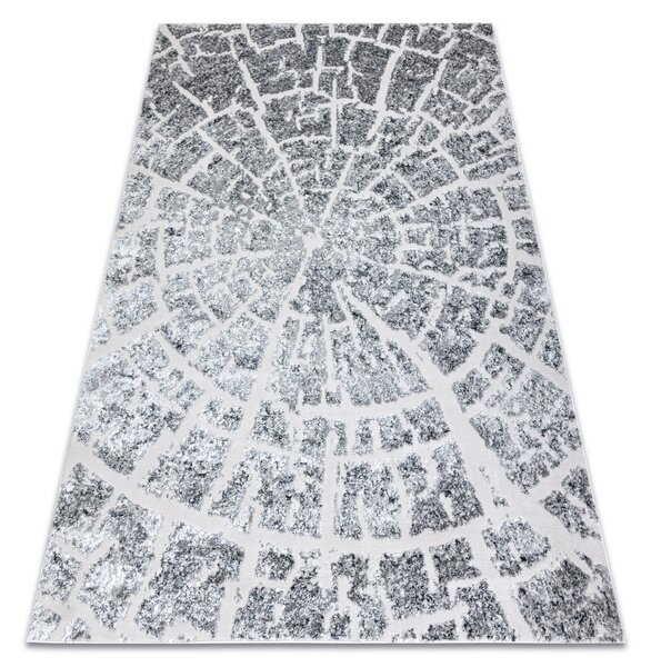 Makro Abra Moderní kusový koberec MEFE 6185 Pařez stromu šedý Rozměr: 80x150 cm