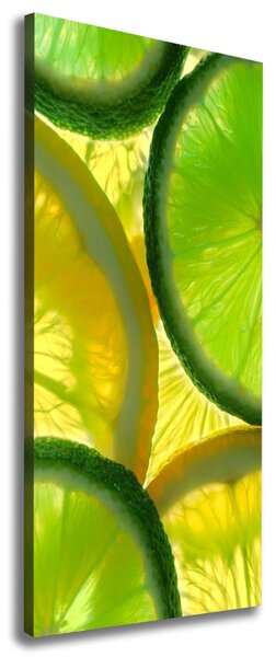 Vertikální Foto obraz na plátně Limetka a citron ocv-81010621