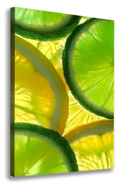 Vertikální Foto obraz na plátně Limetka a citron ocv-81010621