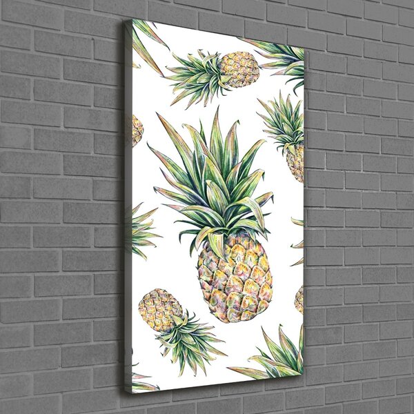 Vertikální Moderní obraz canvas na rámu Ananasy ocv-81401502
