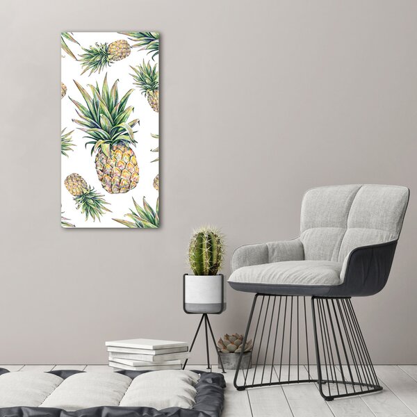Vertikální Moderní obraz canvas na rámu Ananasy ocv-81401502