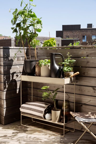 Stojan na květiny Plant box Two-tier Black