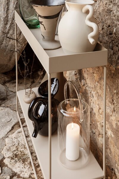 Stojan na květiny Plant box Two-tier Black