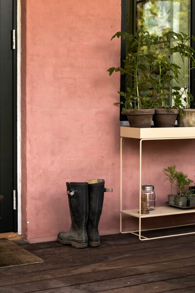 Stojan na květiny Plant box Two-tier Black