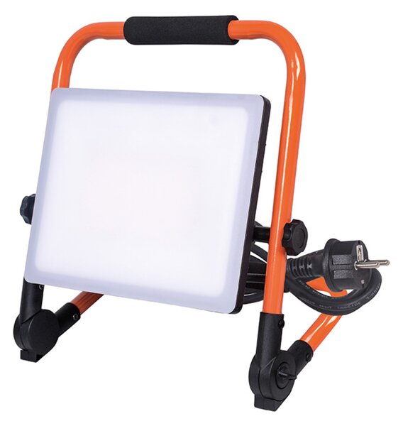 Solight LED reflektor se sklopným stojanem, 100W, 9000lm, 4000K, kabel se zástrčkou, IP65 WM-100W-FEQ