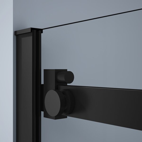 Gelco Gelco, DRAGON BLACK obdélníková sprchová zástěna 1100x800mm L/P varianta, GD4611B-01