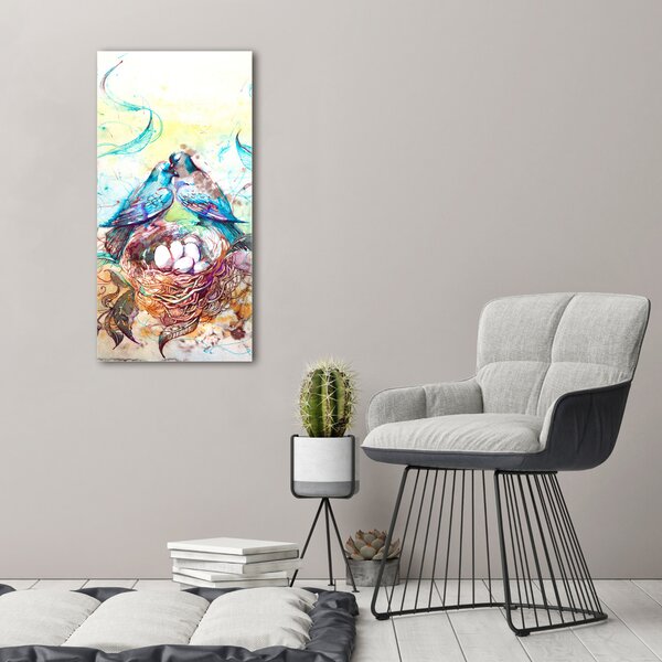 Vertikální Moderní obraz canvas na rámu Rodina ocv-81733326