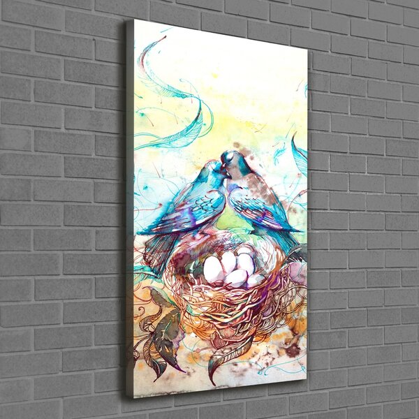 Vertikální Moderní obraz canvas na rámu Rodina ocv-81733326