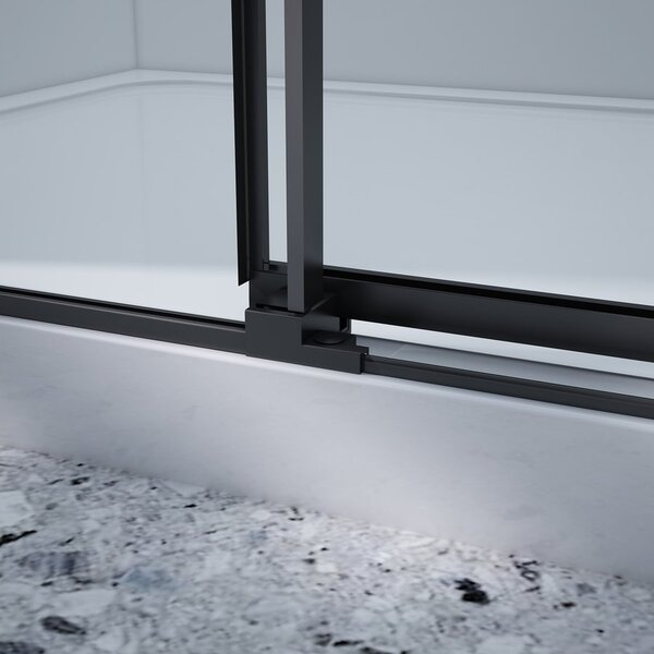Gelco Gelco, DRAGON BLACK obdélníková sprchová zástěna 1100x800mm L/P varianta, GD4611B-01