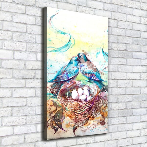 Vertikální Moderní obraz canvas na rámu Rodina ocv-81733326