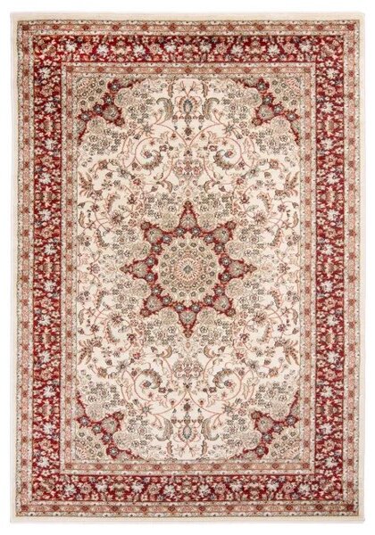 Makro Abra Kusový koberec klasický NEMRUT 9473A bílý červený Rozměr: 80x150 cm