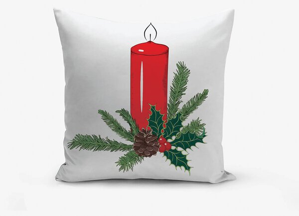 XPOSE® Set povlaků na polštář SVÍČKY 40x40 cm - set 4ks