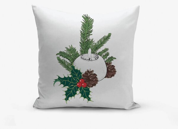 XPOSE® Set povlaků na polštář SVÍČKY 40x40 cm - set 4ks