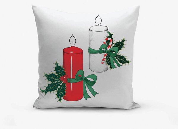 XPOSE® Set povlaků na polštář SVÍČKY 40x40 cm - set 4ks