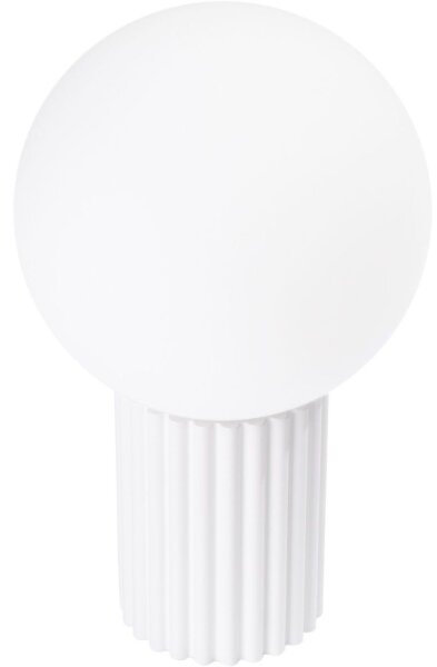 Sollux SL.1711 - Stolní lampa HALO 1xG9/8W/230V pr. 12 cm bílá