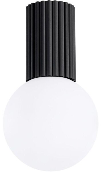 Sollux SL.1713 - Koupelnové stropní svítidlo HALO 1xG9/8W/230V IP44 černá
