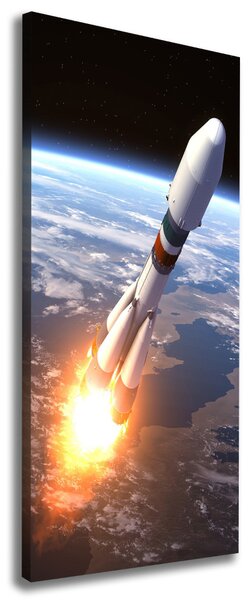 Vertikální Foto obraz na plátně Vesmírná raketa ocv-82396633