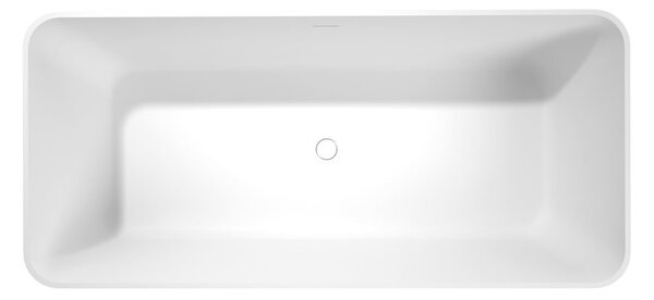 Polysan Polysan, LEYLA volně stojící vana 170x78cm, rockstone, bílá mat, 92530