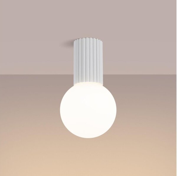 Sollux SL.1708 - Koupelnové stropní svítidlo HALO 1xG9/8W/230V IP44 bílá