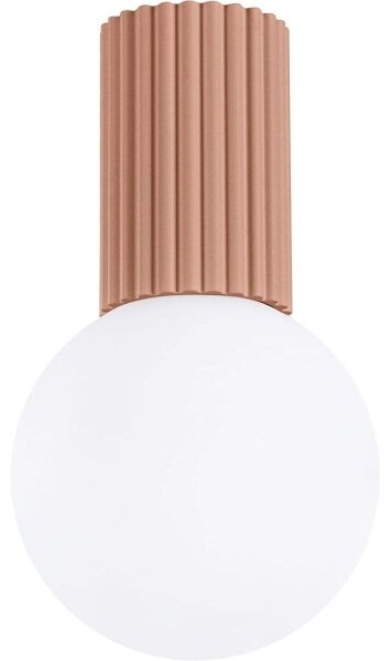 Sollux SL.1733 - Koupelnové stropní svítidlo HALO 1xG9/8W/230V IP44 hnědá
