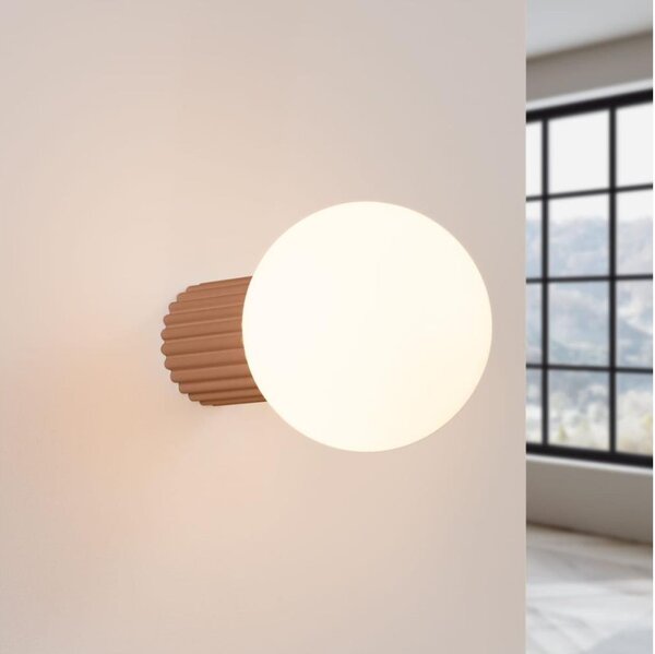 Sollux SL.1732 - Koupelnové nástěnné svítidlo HALO 1xG9/8W/230V IP44 hnědá