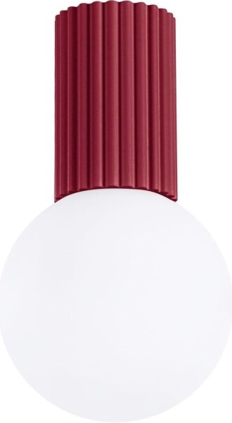 Sollux SL.1748 - Koupelnové stropní svítidlo HALO 1xG9/8W/230V IP44 červená