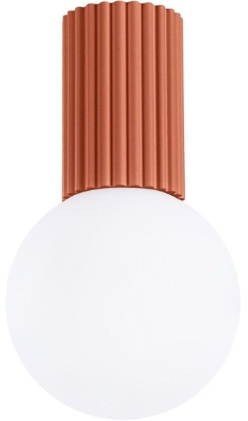 Sollux SL.1728 - Koupelnové stropní svítidlo HALO 1xG9/8W/230V IP44 oranžová