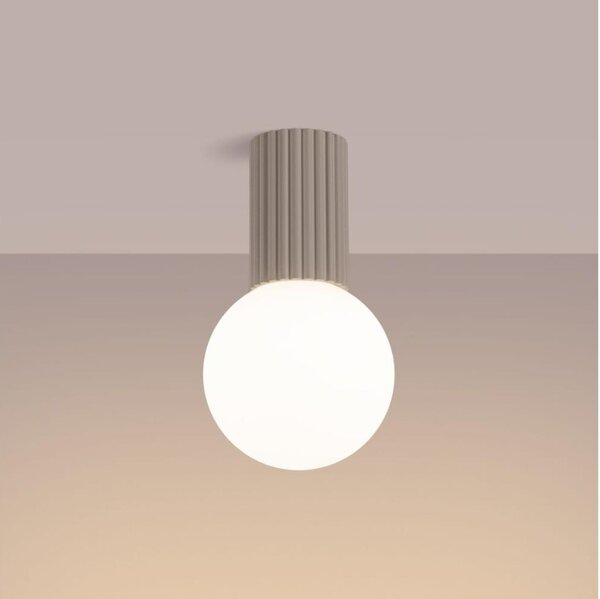 Sollux SL.1743 - Koupelnové stropní svítidlo HALO 1xG9/8W/230V IP44 taupe