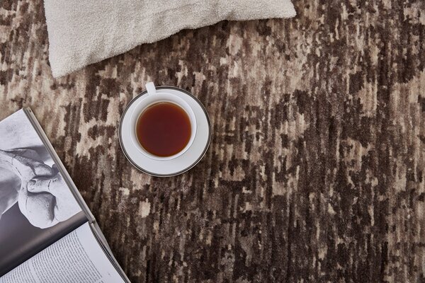 Diamond Carpets India, Ručně vázaný kusový koberec Enstatite DESP HK23, 80x150, hnědá, ložnice