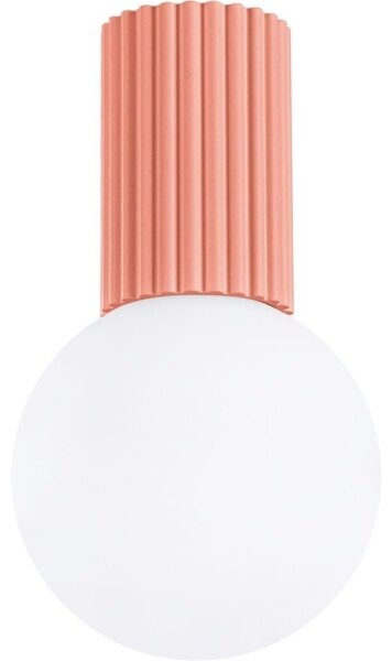 Sollux SL.1753 - Koupelnové stropní svítidlo HALO 1xG9/8W/230V IP44 růžová