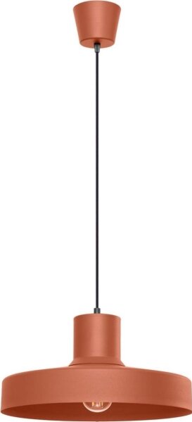 Sollux SL.1706 - Lustr na lanku BILO 1xE27/15W/230V pr. 35 cm oranžová
