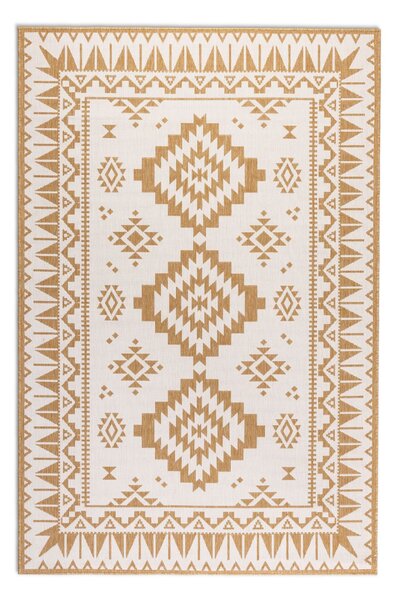 ELLE Decoration, Kusový koberec Gemini 106022 Ochre z kolekce Elle – na ven i na doma, 120x170, žlutá, chodba / předsíň