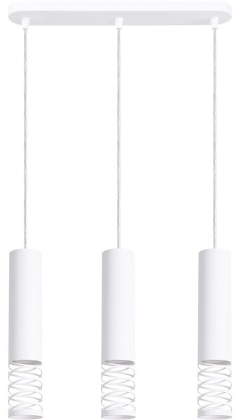 Sollux SL.1688 - Lustr na lanku LAMI 3xGU10/10W/230V bílá
