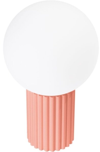 Sollux SL.1756 - Stolní lampa HALO 1xG9/8W/230V pr. 12 cm růžová