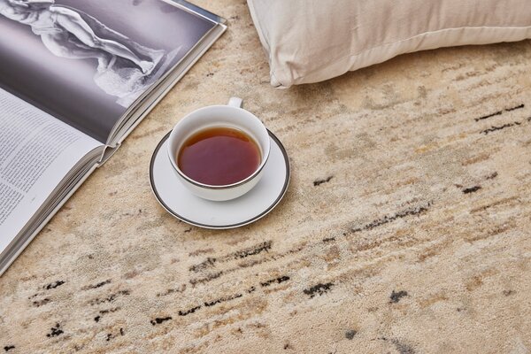 Diamond Carpets India, Ručně vázaný kusový koberec Relic DESP HK21, 80x150, béžová, ložnice