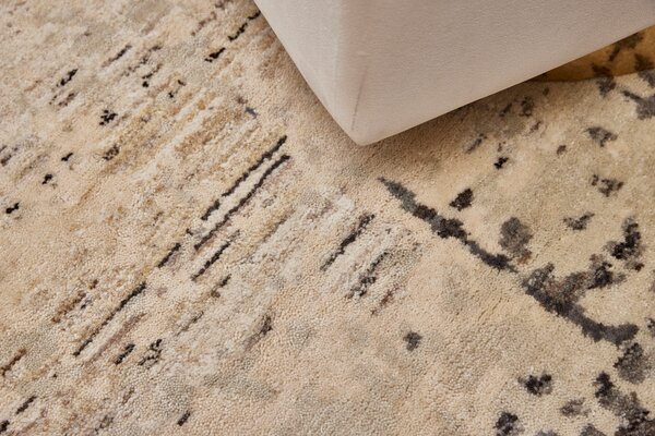 Diamond Carpets India, Ručně vázaný kusový koberec Relic DESP HK21, 80x150, béžová, ložnice