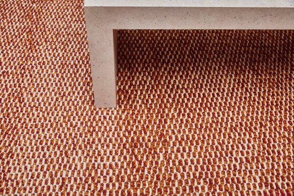 Diamond Carpets India, Ručně vázaný kusový koberec Fire Agate DE 4619 Orange Mix, 80x150, oranžová, ložnice