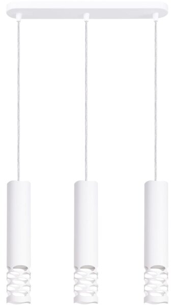 Sollux SL.1693 - Lustr na lanku LIRO 3xGU10/10W/230V bílá