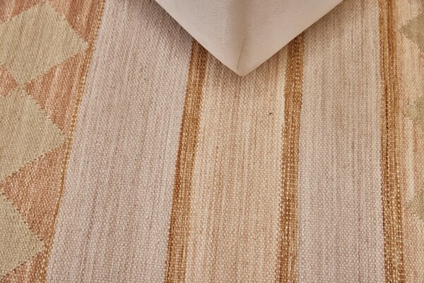 Diamond Carpets India, Ručně vázaný kusový koberec Cosmati DESP P121 Beige Mix, 80x150, béžová, chodba / předsíň